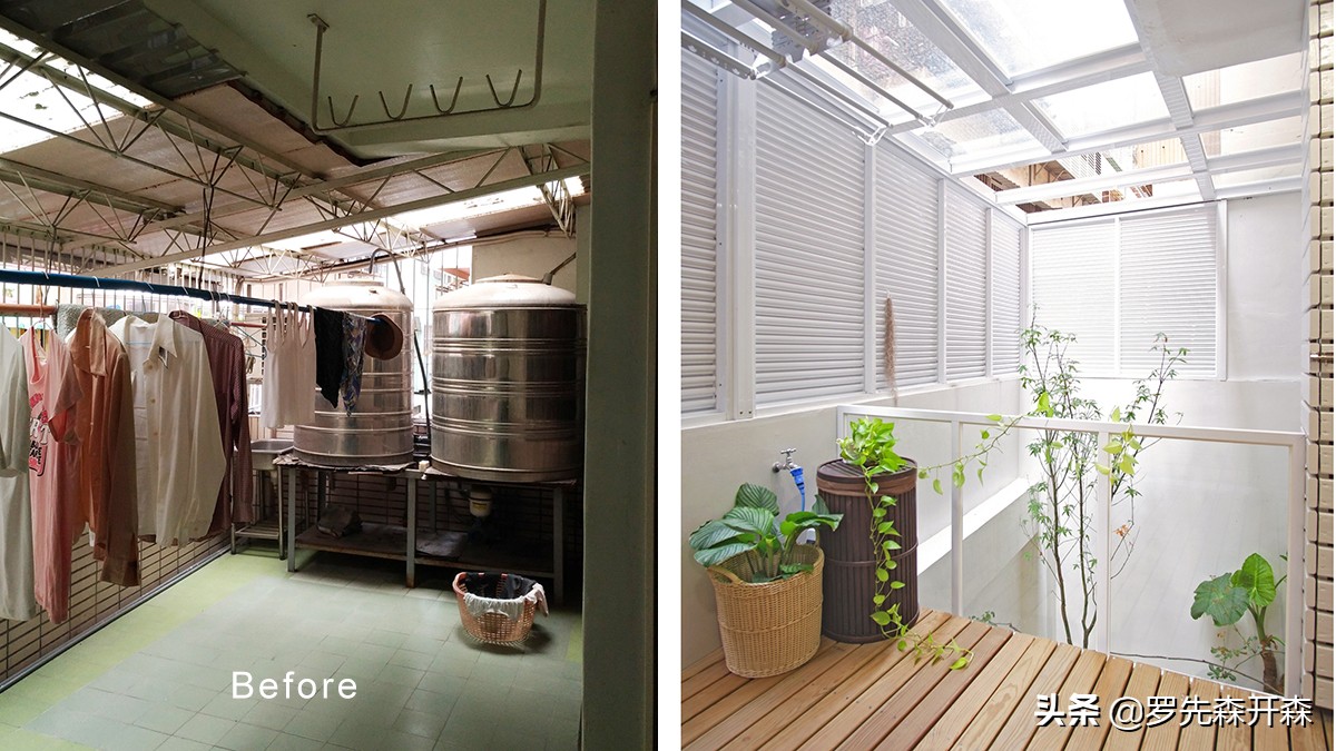 小户型天井改造庭院效果图,21米狭长房屋双天井设计