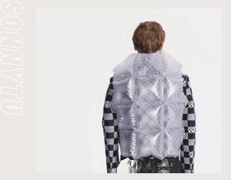 lv空气马甲捡漏,lv防撞袋马甲