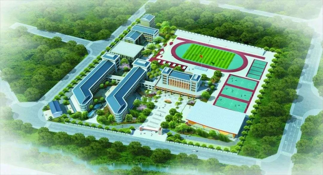 教学楼占地面积6000平方米,20000平方米学校