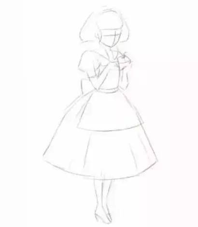 画白雪公主和七个小矮人的简笔画,简单又可爱的白雪公主怎么画