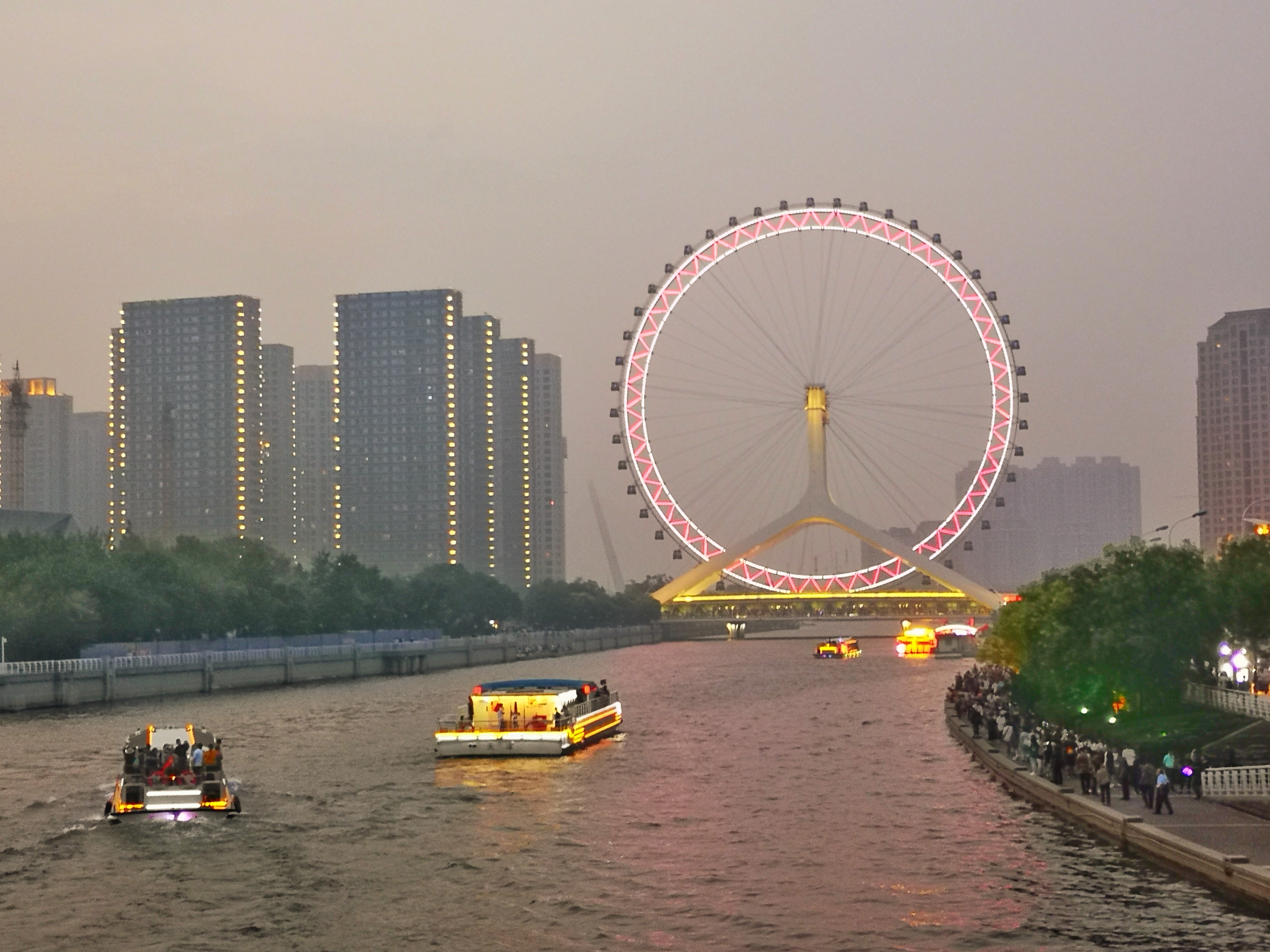 天津打卡天津之眼,去天津之眼打卡