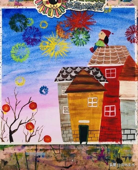 以春节为主题的儿童画简笔画,2022年元旦和春节主题儿童画素材