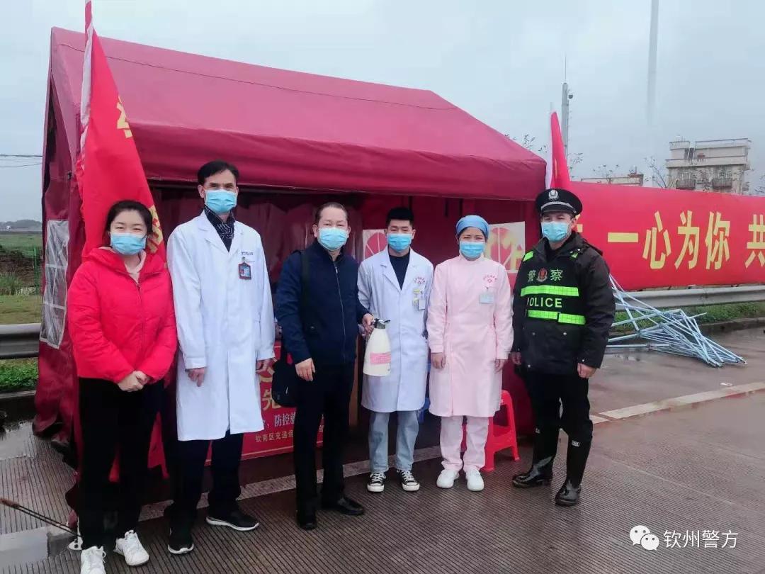 钦州抗击疫情我们一起努力,钦州防疫不惧风雨