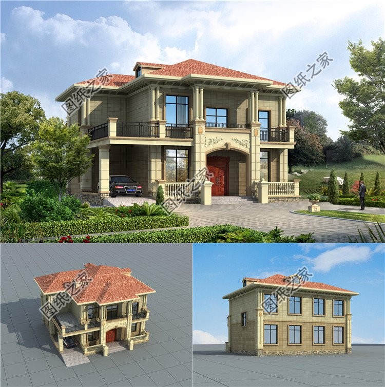 农村的二层楼设计图,农村普通房子二楼设计图