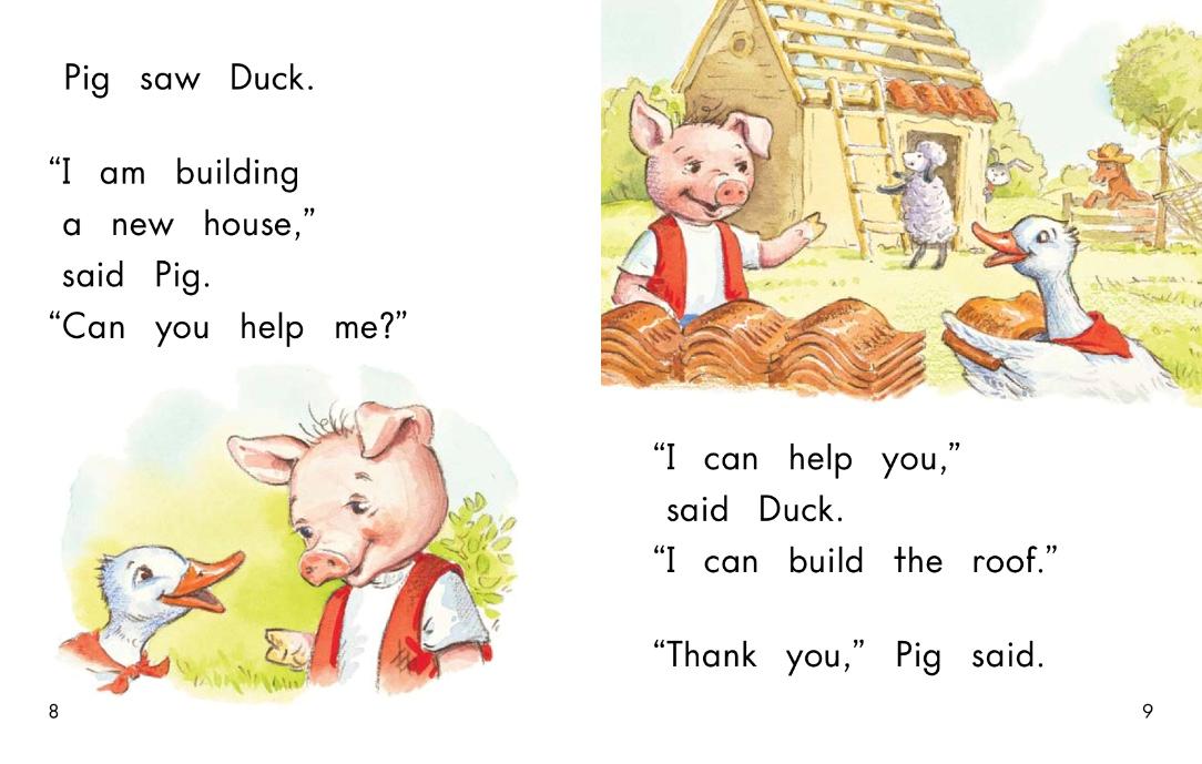 ournewhouse英语绘本,小猪的英语绘本