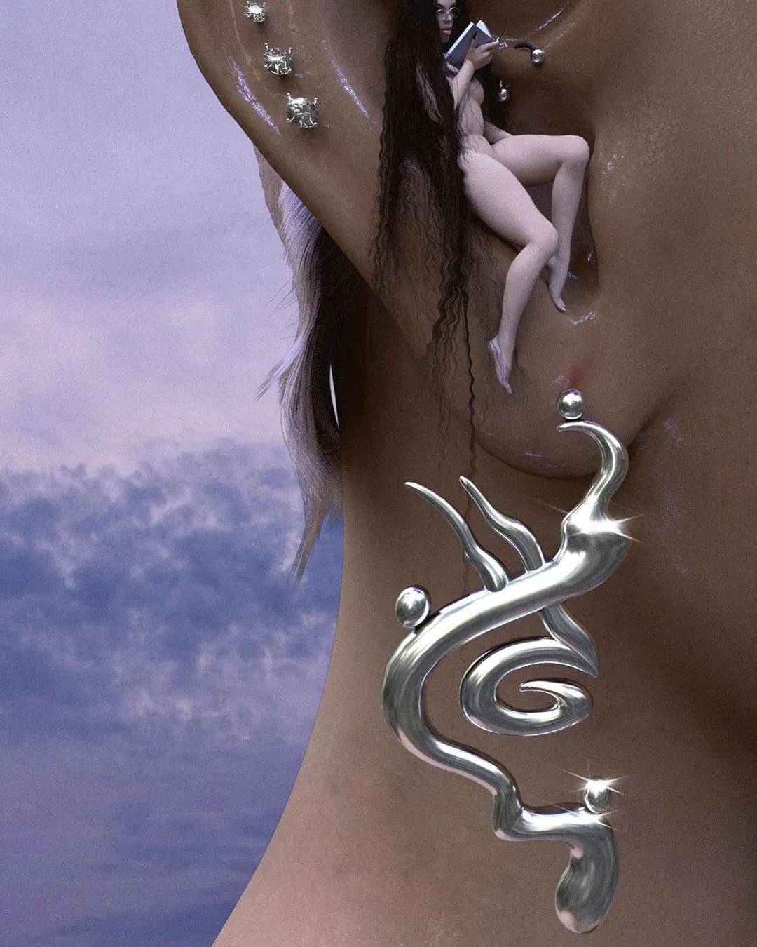 珍珠耳钉优雅永不过时,经典大方的耳钉