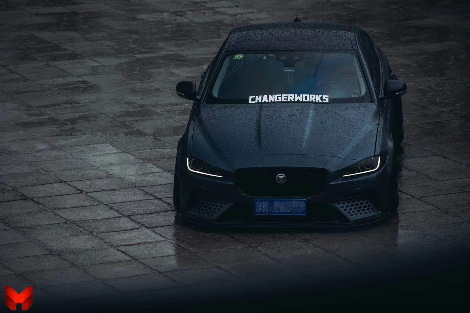 捷豹xe改装project8宽体,捷豹xe宽体