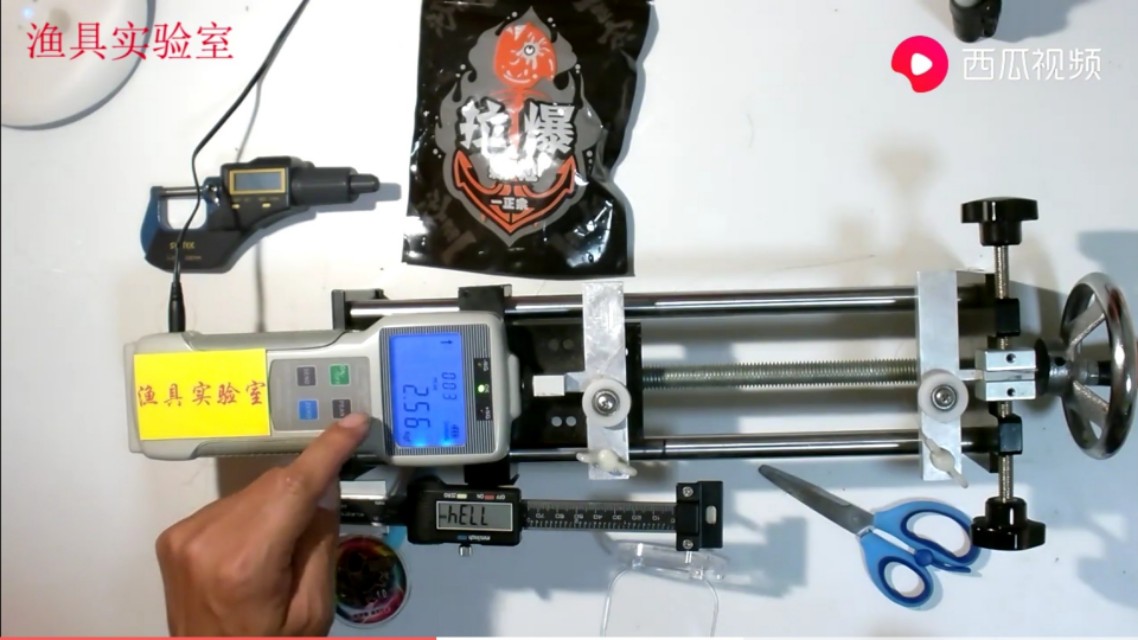 各品牌鱼线测试,本汀鱼线和美人鱼鱼线