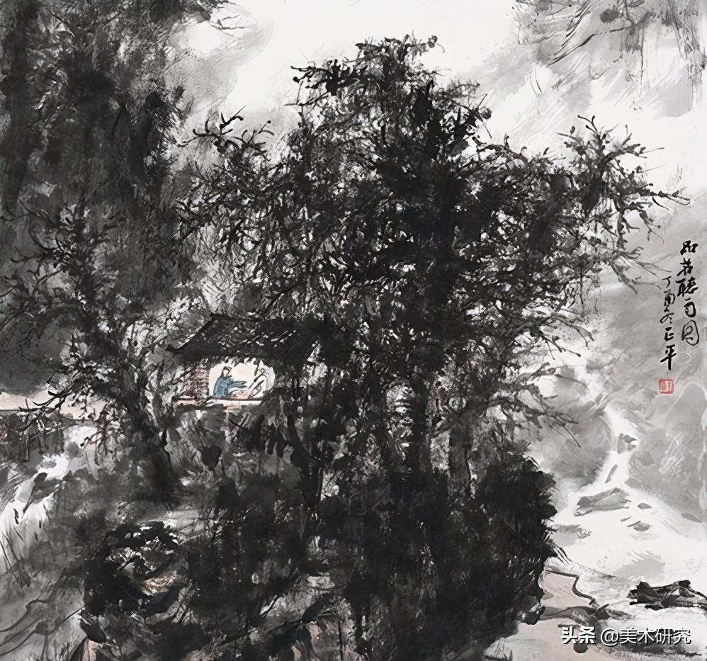 中国画与油画的艺术风格,浅谈写意风景油画