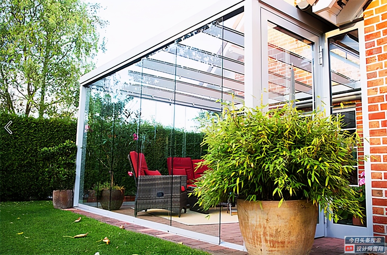别墅庭院阳光房2023最新款设计,庭院阳光房设计