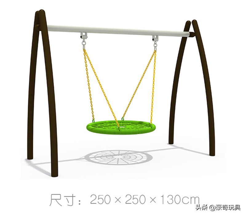 大型户外娱乐儿童木制秋千,儿童游乐场户外项目秋千
