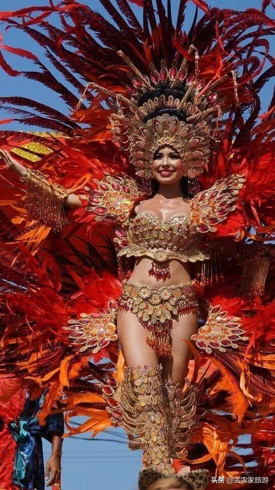 真实的巴西狂欢节,巴西惊艳沙滩狂欢节