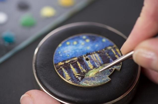 积家翻转系列梵高,积家梵高星空陀飞轮