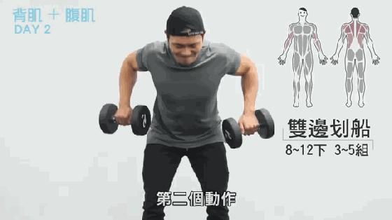 哑铃和杠铃健身入门计划男,新手居家训练计划一周表哑铃