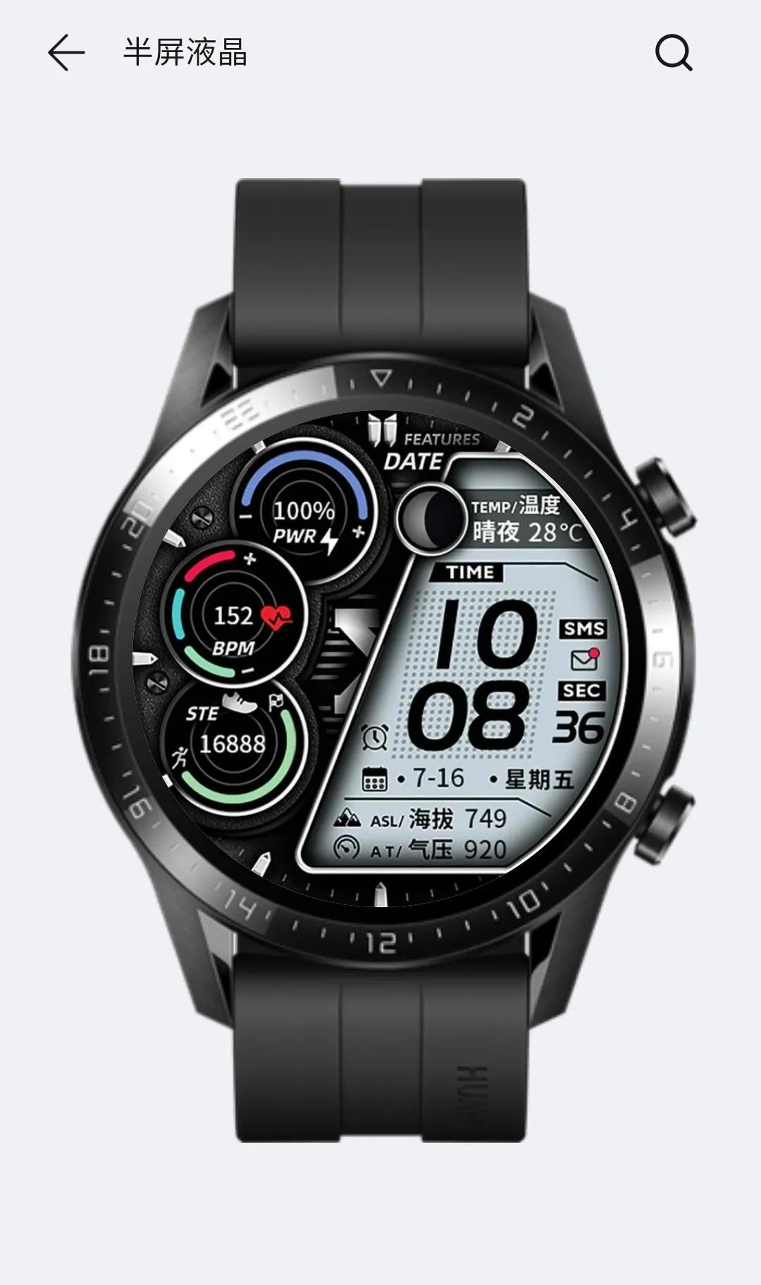 大家都用哪款华为表盘了,华为watchfit表盘