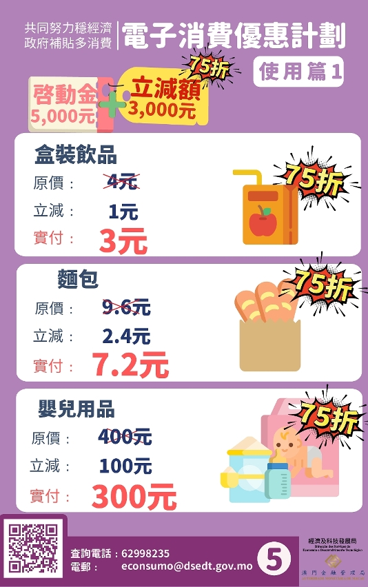 澳门头条|电子消费优惠计划优化方案居民获5000启动金3000立减额