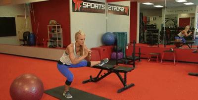 瘦大腿后侧赘肉一天速成,有效瘦大腿赘肉的减肥动作