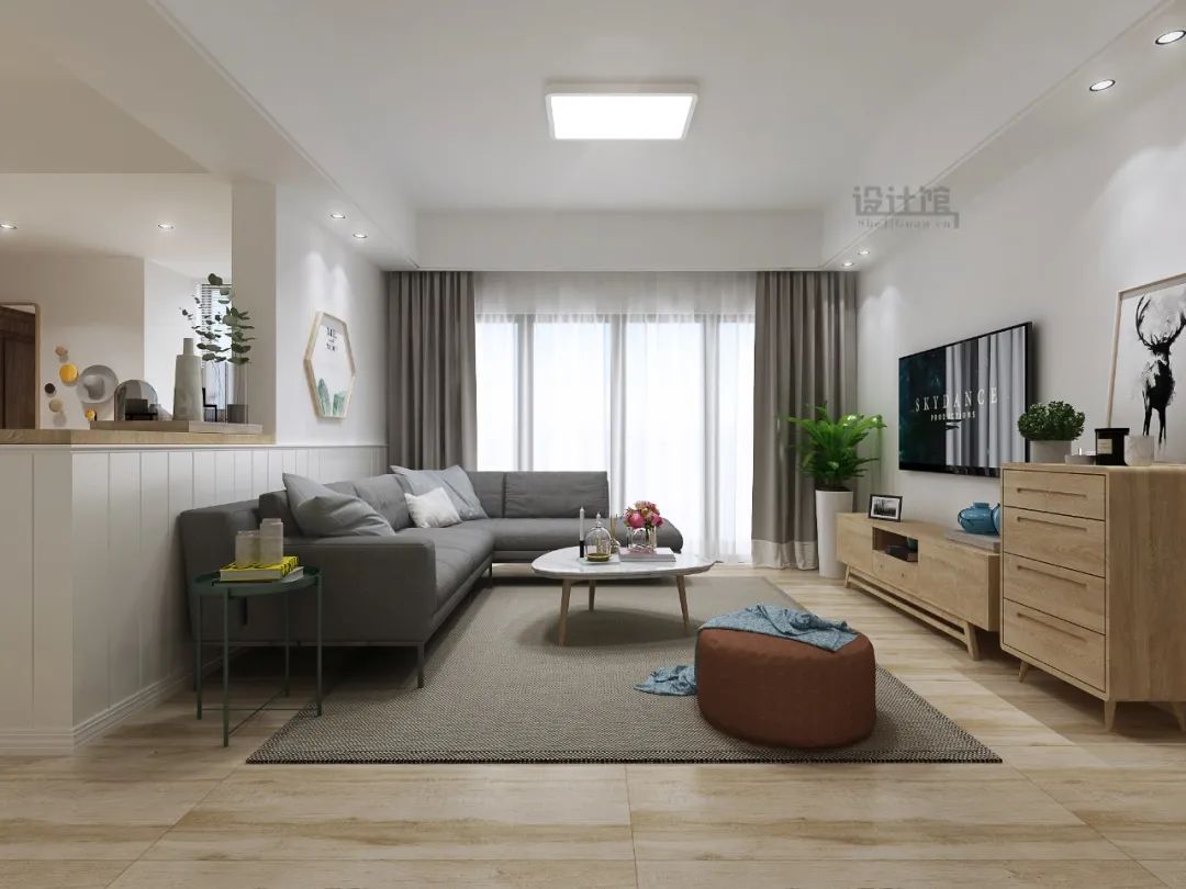 沙发不靠墙什么效果,沙发不靠墙的利与弊