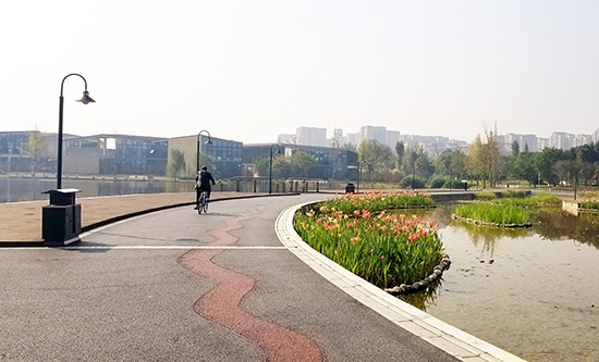 空港中央公园攻略,空港城市绿道骑行