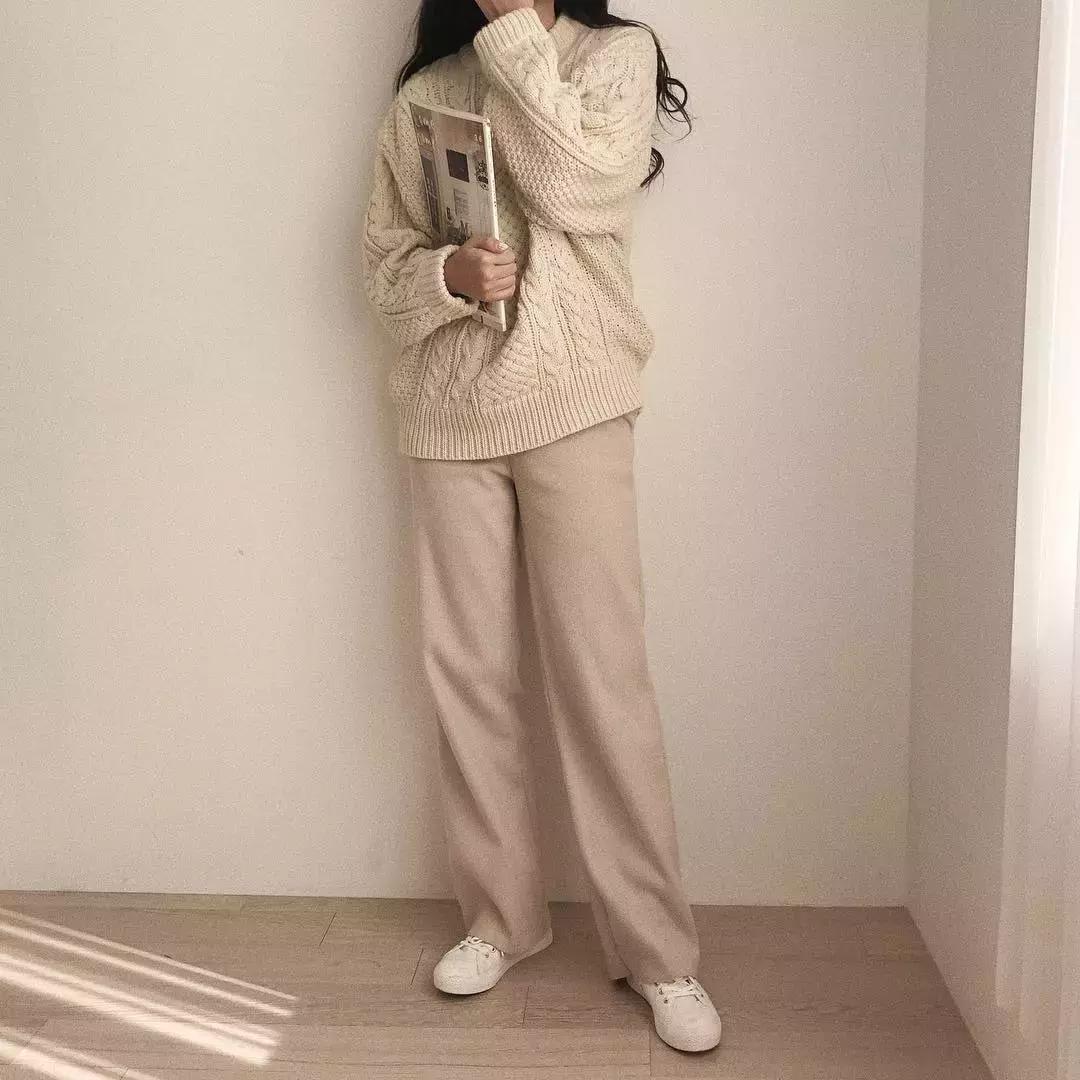 60-70岁高档奶奶装阔腿裤,最流行的奶奶裤人手必备一条