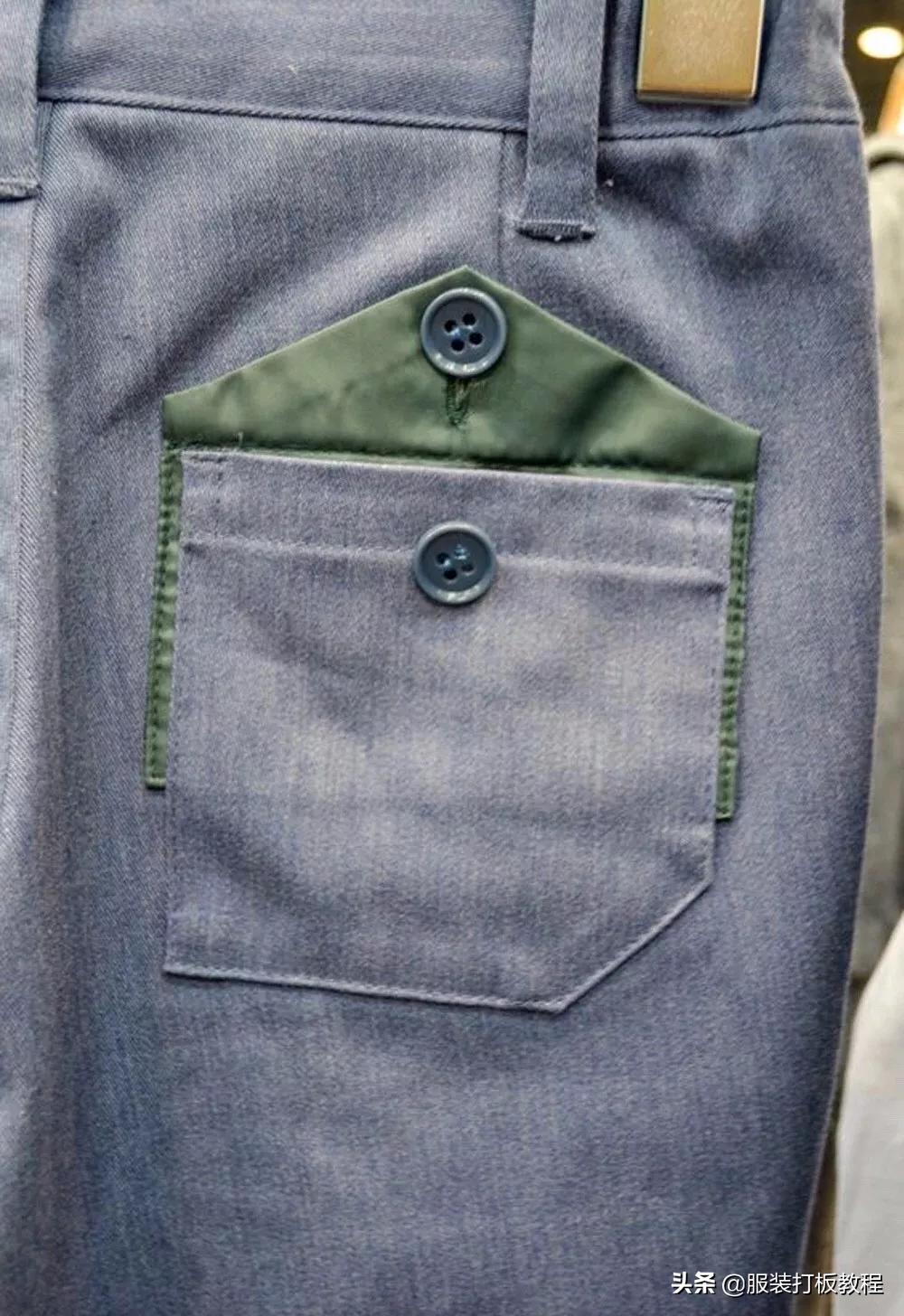 服装立体口袋制作视频教程,服装手工打版设计教程