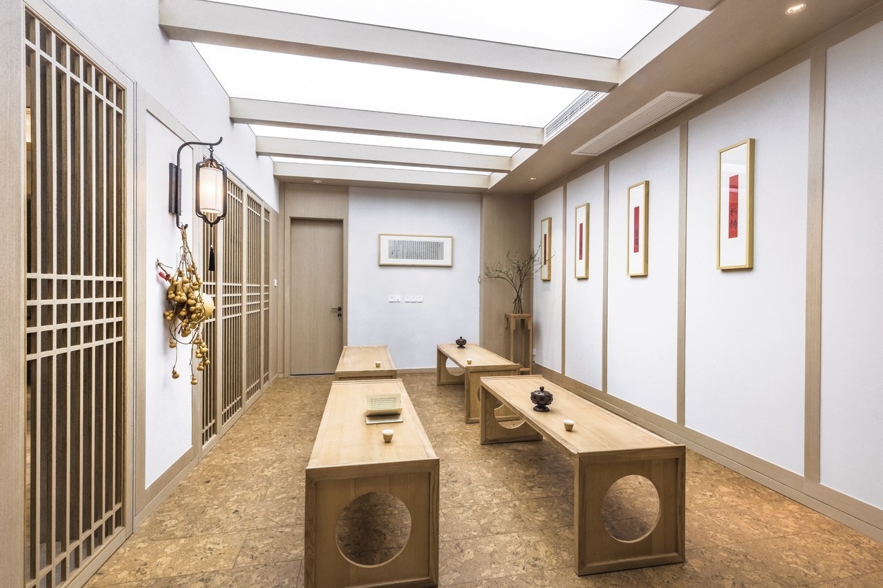 九溪墅精装修效果图,世茂九溪墅国风合院别墅