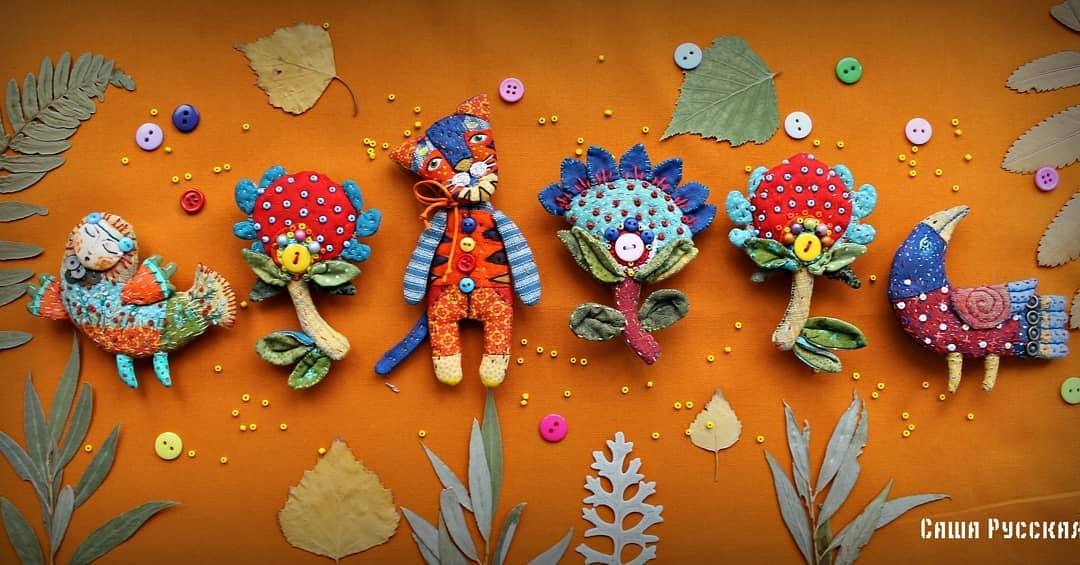 国外艺术家的布艺玩偶作品，非常有创意和想象力