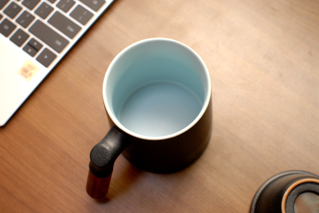 陶瓷泡茶杯茶水分离最新款,茶水分离泡茶杯陶瓷木柄