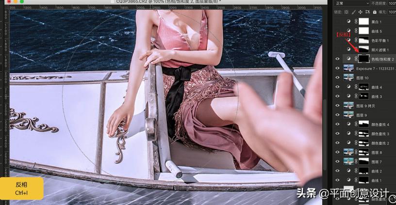 ps教程赛博朋克风格调色人像篇,ps人像修图先调色还是先磨皮