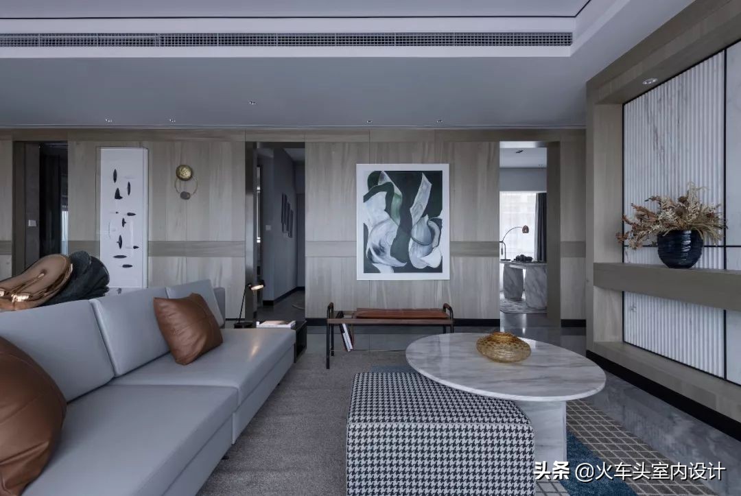 意式顶级轻奢风样板房,意式轻奢样板间