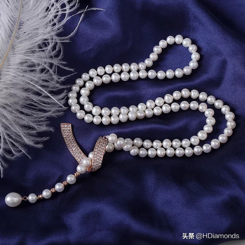 今年最火的毛衣链珍珠,2023最新款珍珠毛衣链