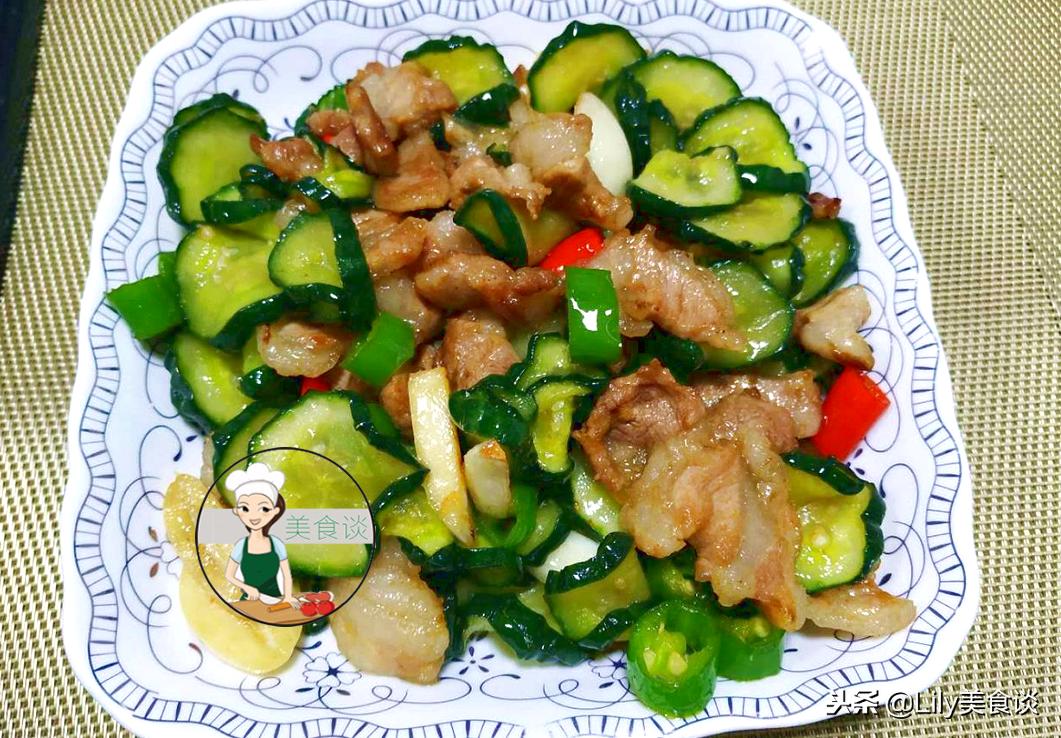 炒黄瓜怎么切不下水,炒黄瓜不变色的方法