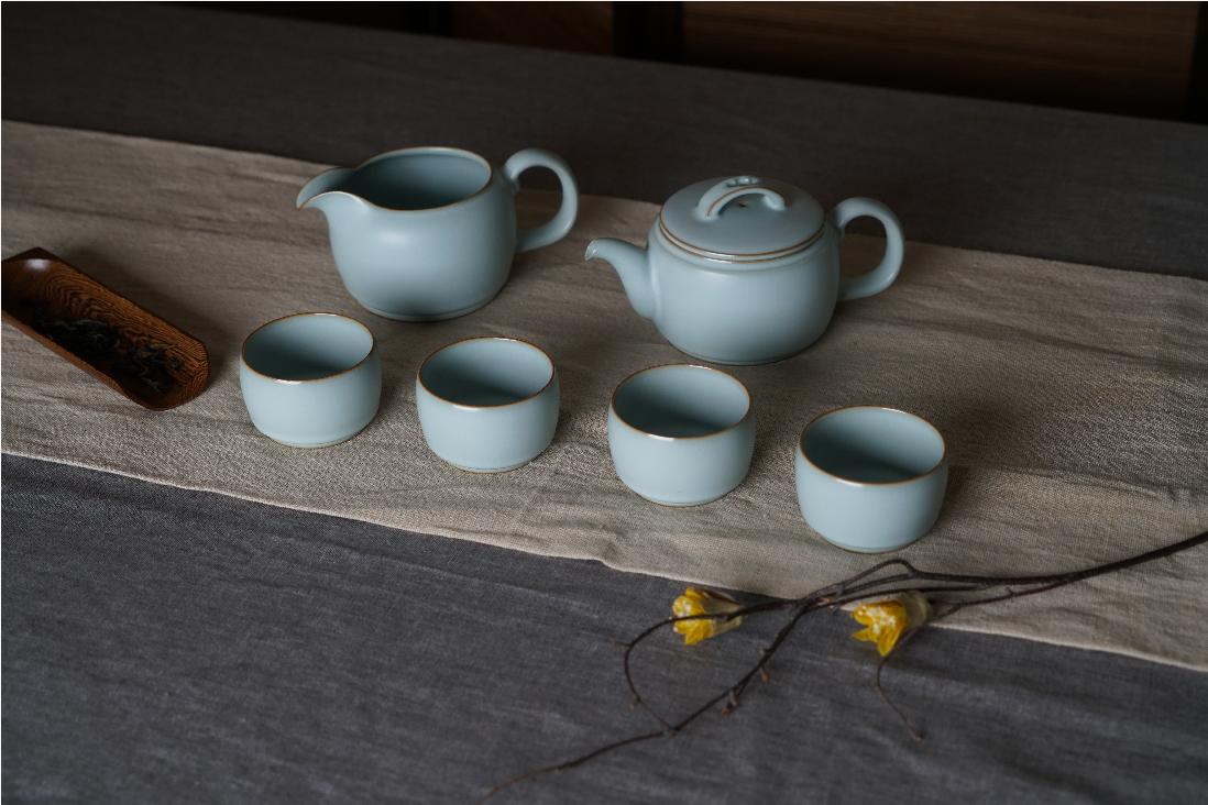 天青汝窑茶壶对人体有害吗,高档汝窑天青茶壶1000