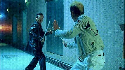 甄子丹杀破狼与吴京对打片段,棍法对决甄子丹完整版