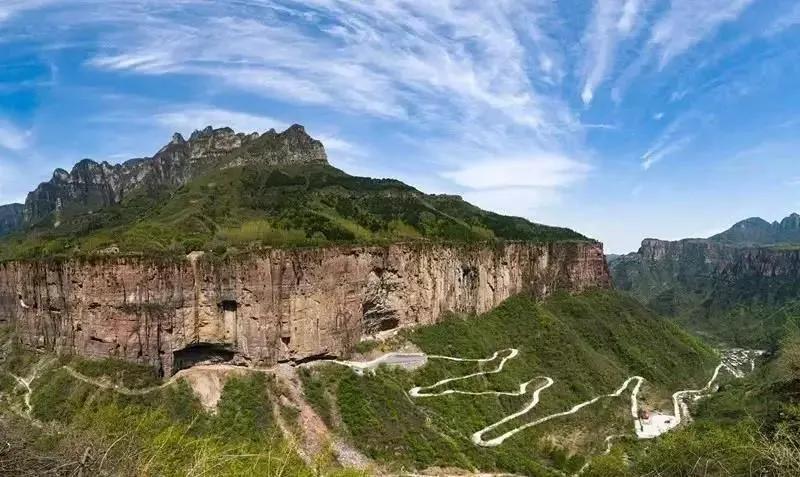 太行大峡谷挂壁公路自驾,郭亮太行大峡谷路线图