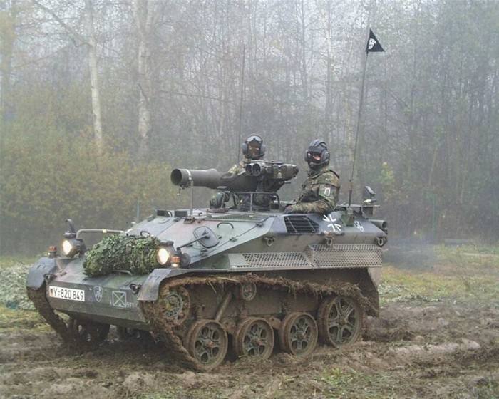 鼬鼠步兵战车,日耳曼鼬鼠坦克