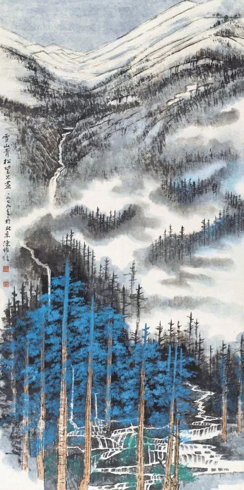 陈继儒山水画作品欣赏,陈良宗山水画作品欣赏