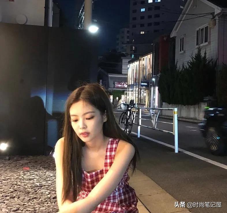 菱格纹格子裙,女人味十足的打底裙