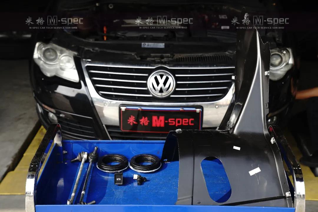 大众迈腾换完避震前后对比效果,迈腾改koni变色龙避震使用感受