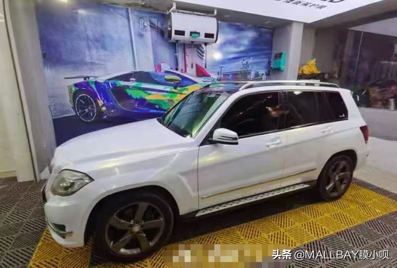 奔驰glk300改色双拼,奔驰glk300最美改色