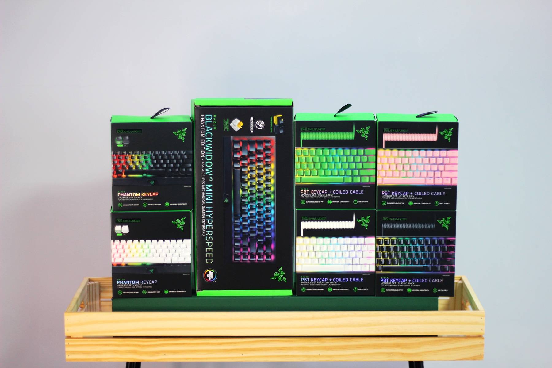 雷蛇键盘高级效果分享,雷蛇单手键盘改造