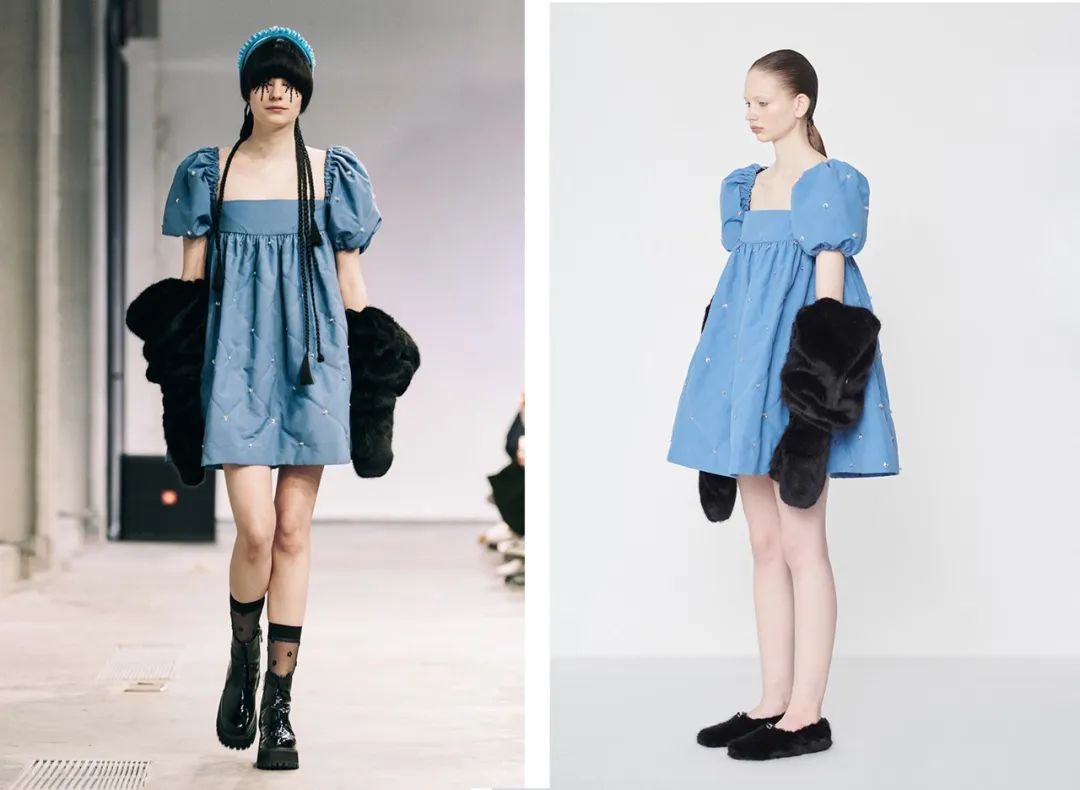 淡黄的长裙蓬松的头发现实穿搭,淡黄的长裙蓬松的头发视频穿搭