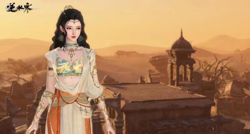 天刀99w天赏时装逆水寒,天刀太白校服和逆水寒新衣服对比