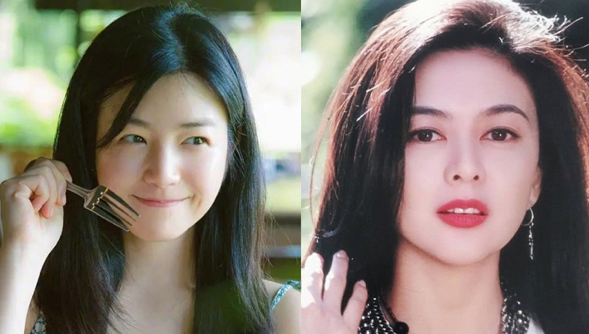 关之琳港风复古盘发,港风妆容化妆教程关之琳