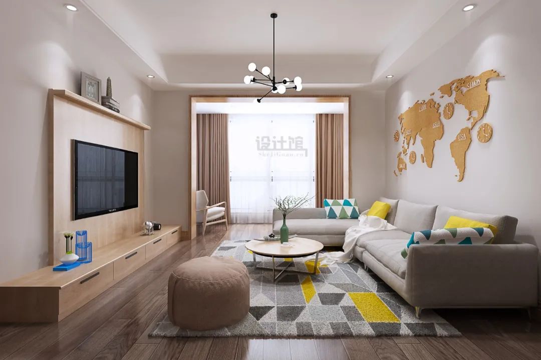 沙发墙不挂装饰画,沙发墙除了挂画还能有什么花样