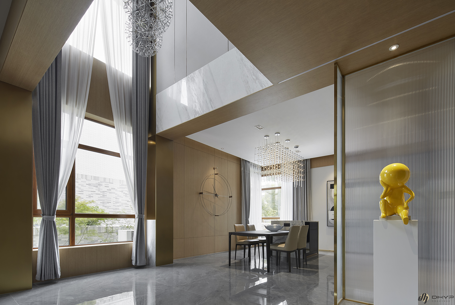 450平别墅简约轻奢风格,450平别墅装修现代轻奢