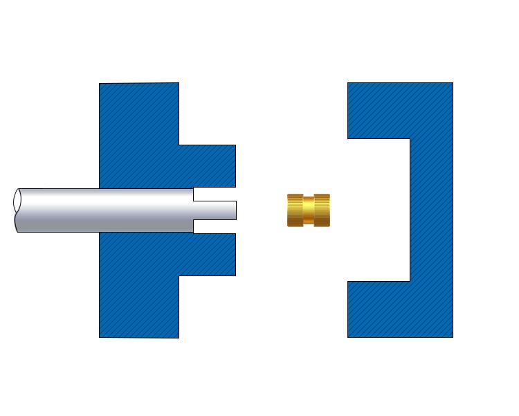 螺纹嵌件旋入原理图解,塑料件螺纹结构设计