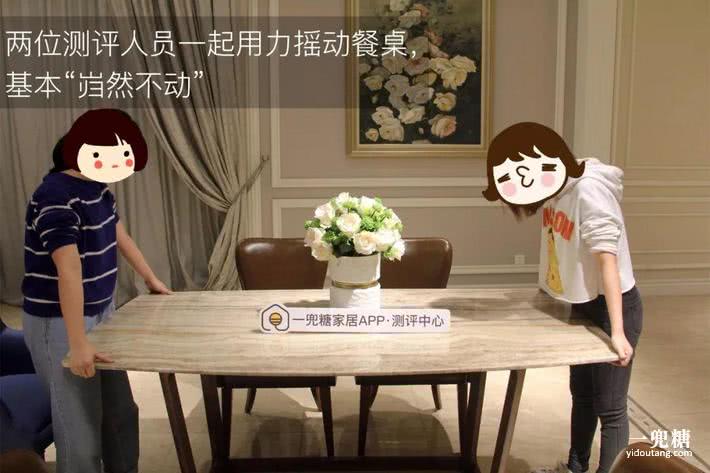 纯天然大理石餐桌黑白灰,大户型大理石餐桌推荐