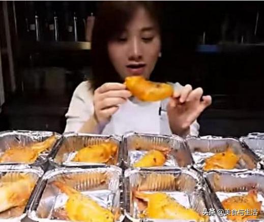 挑战鸡翅包饭完整视频,挑战吃100个鸡翅包饭