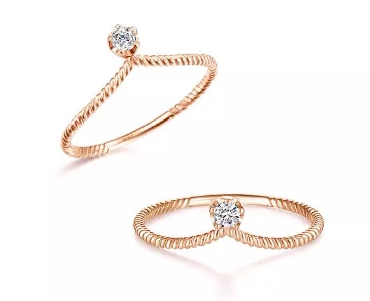 款式时尚潮流的钻戒,时尚流行钻戒